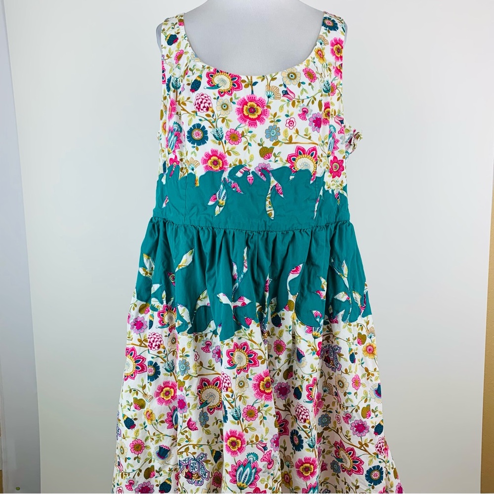 eShakti Floral Multicolor Dress